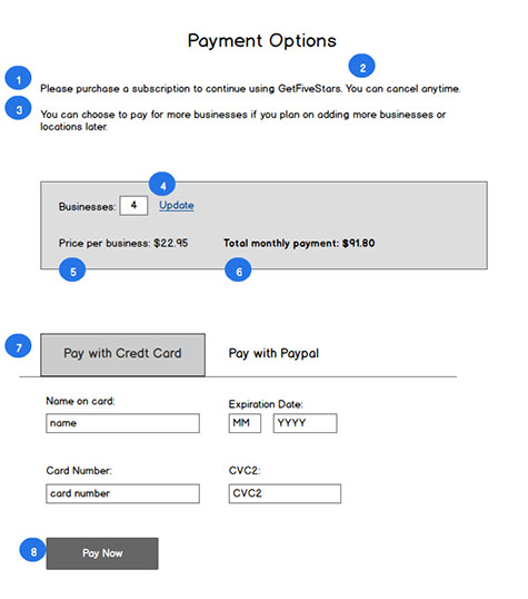 Payment Options